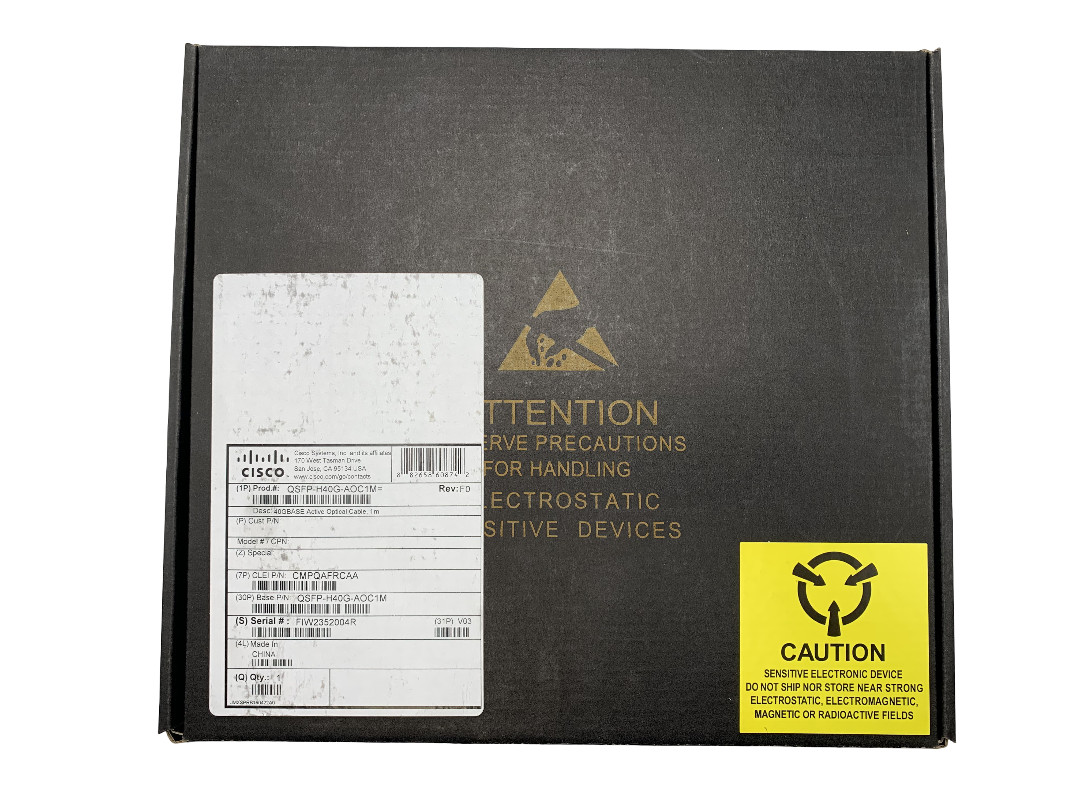 CISCO QSFP-H40G-AOC1M 10-2925-01 New Open Box