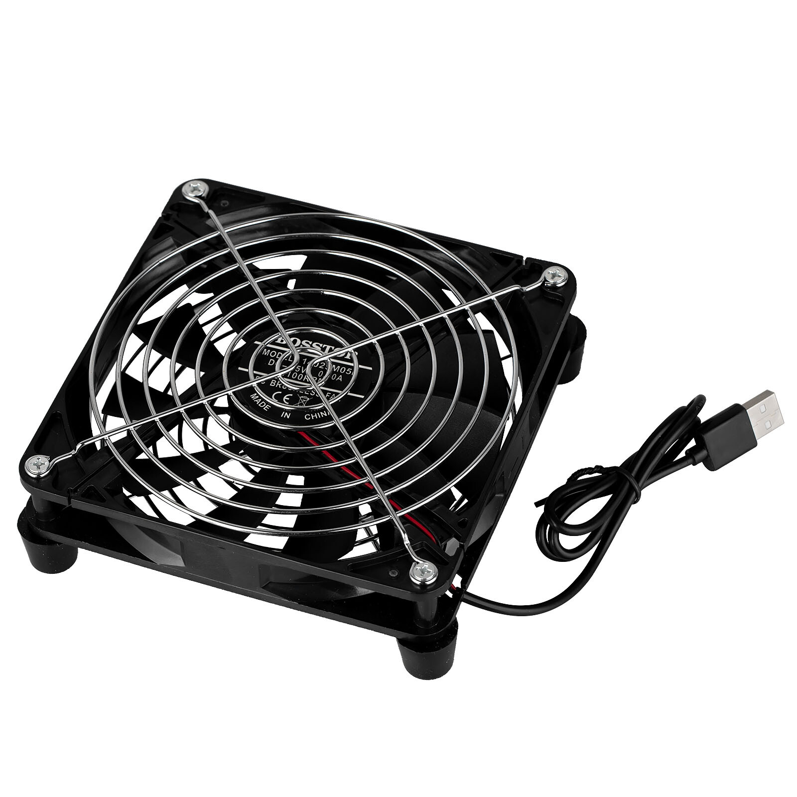 USB Fan Stand 1100RPM Router Game Console Router Cooling External Silent Cooler