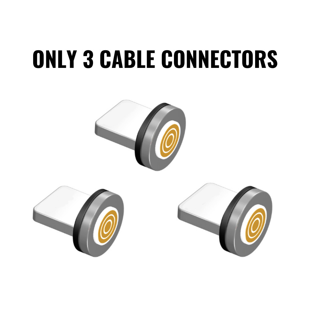 180° Rotate Magnetic USB Power Adapter Cord Charger Cable For iPhone 13 12 11 XR