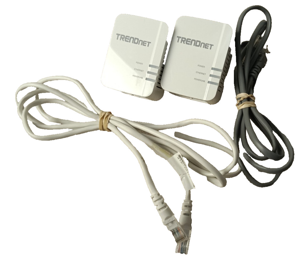2 TRENDnet TPL-422E2K Powerline 1300 AV-2 Adapter Kit | Tested
