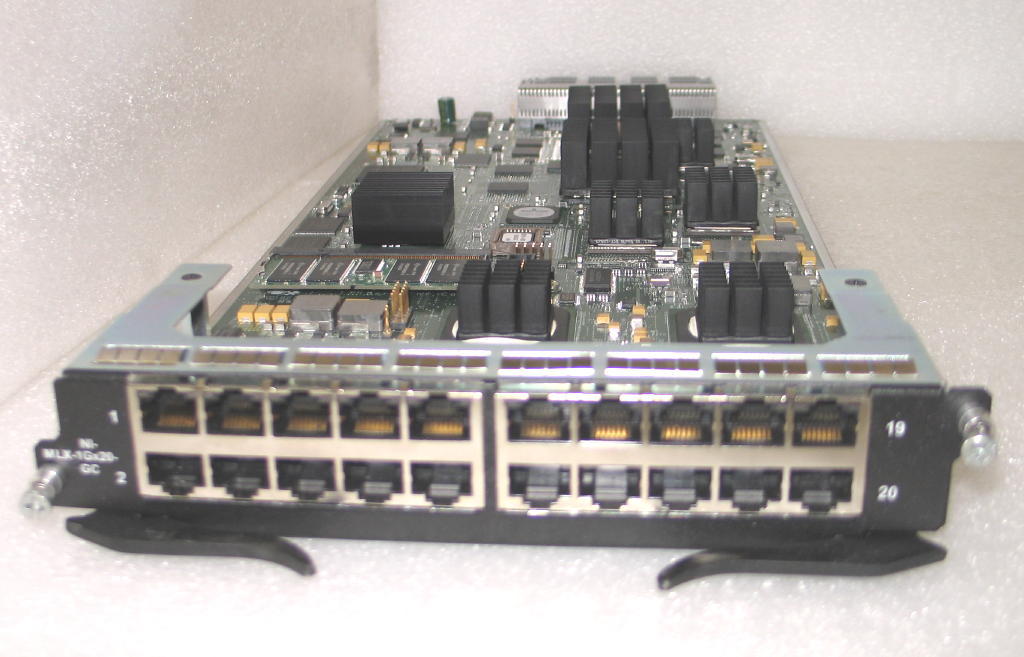 Brocade Foundry NI-MLX-1Gx20-GC 20 Port Copper Gigabit Module MLX4/MLX8/MLX16