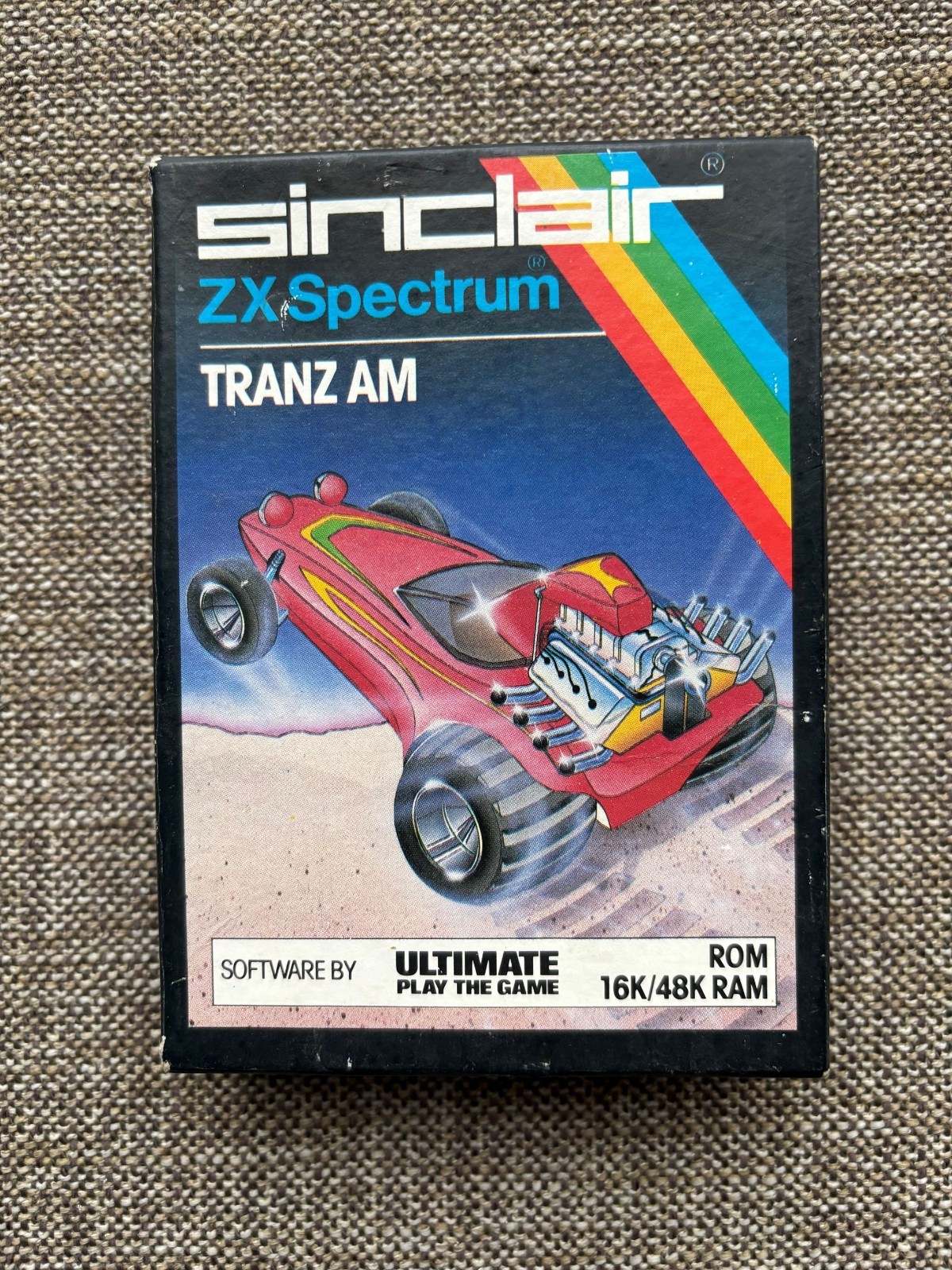 TRANZ AM (1983) Sinclair ZX Spectrum ROM cartridge Ultimate Play The Game boxed