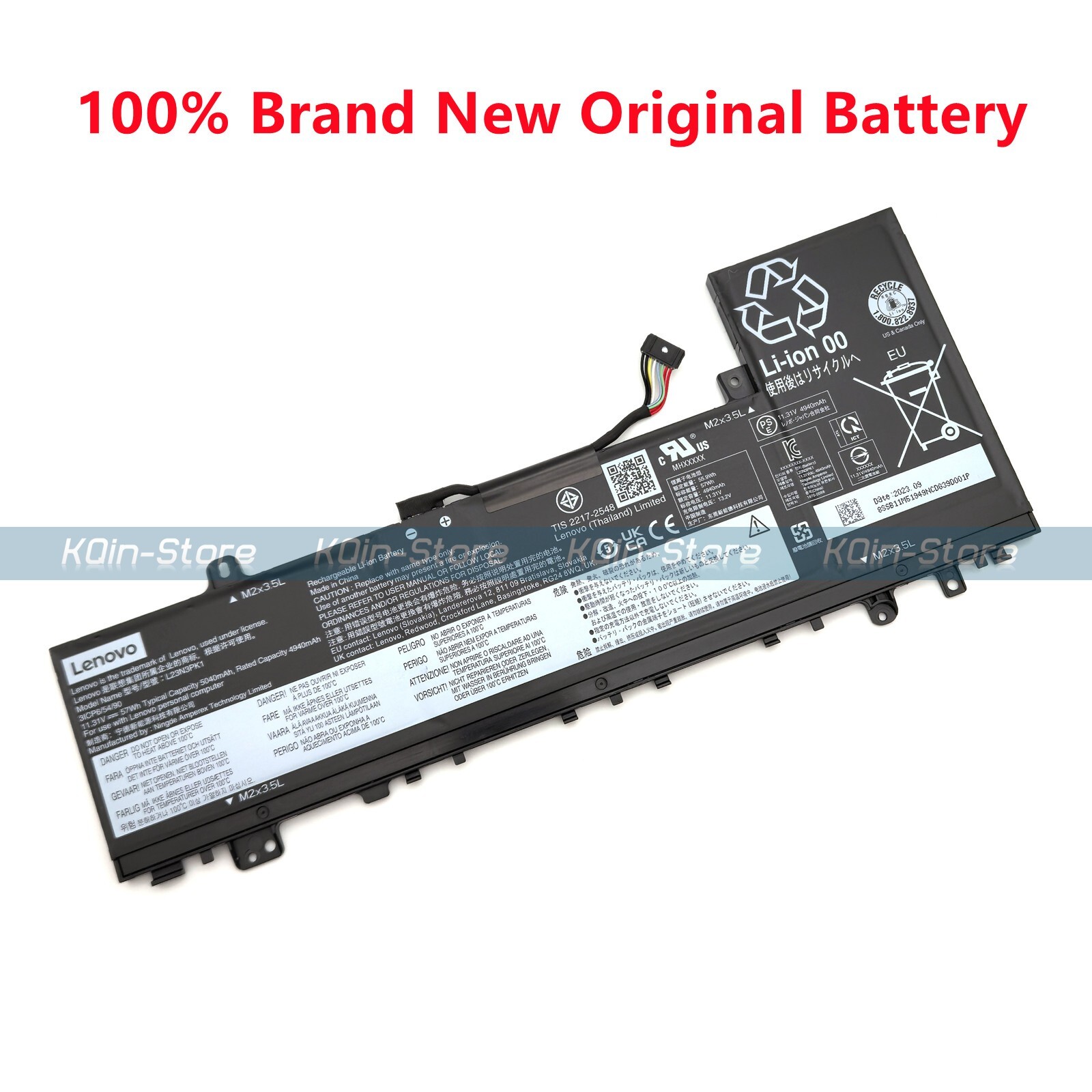 Genuine L23N3PK1 L23D3PK1 OEM Battery for Lenovo IdeaPad Slim 5 14IMH9 15IRU9