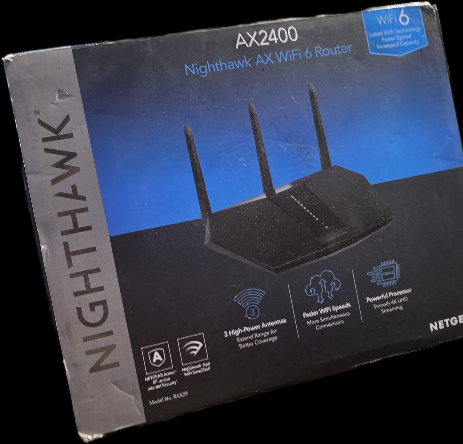 Netgear Nighthawk AX2400 5-Stream WiFi 6 Router