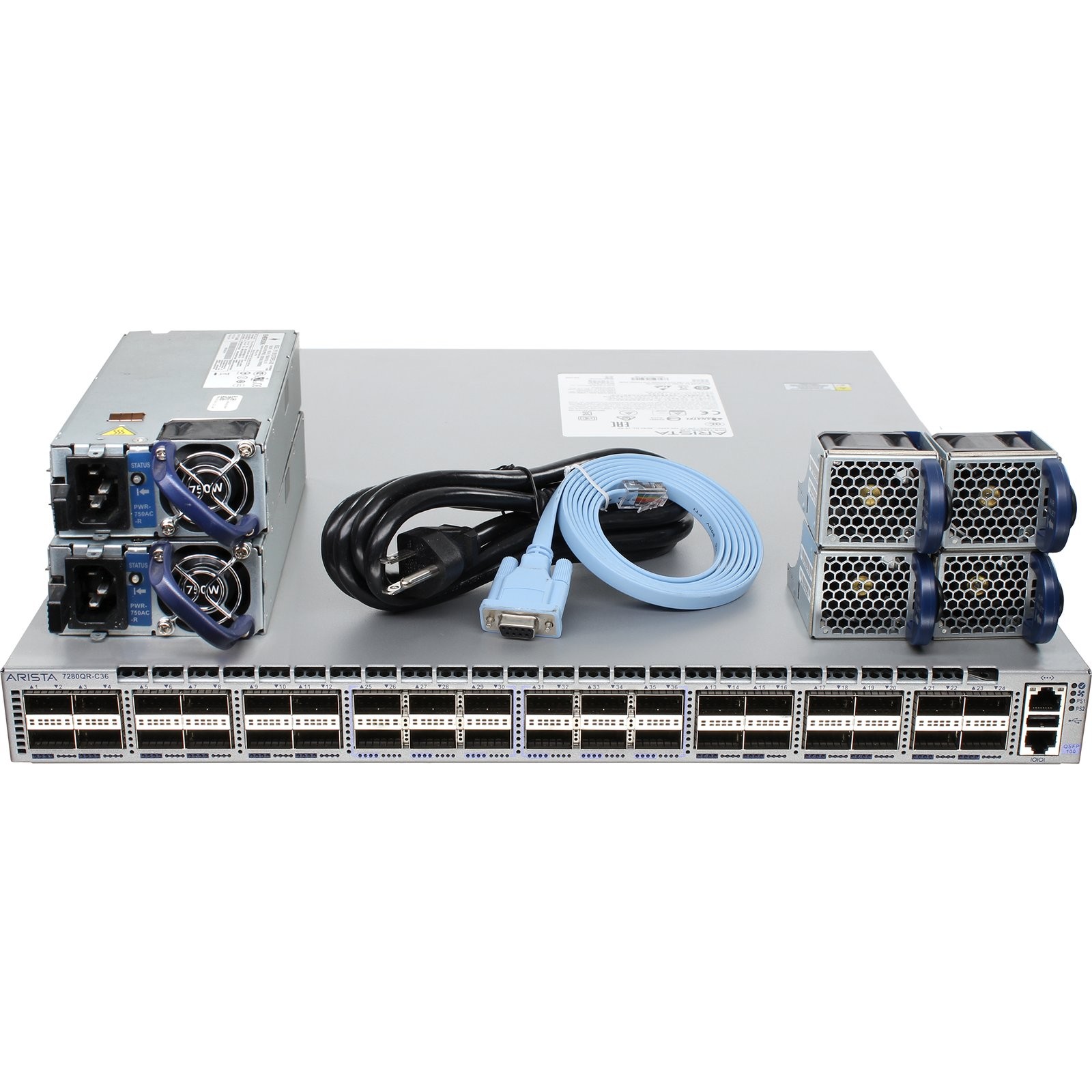 Arista DCS-7280QR-C36-M-R 56P QSFP+ 12P QSFP28 EM RA Switch