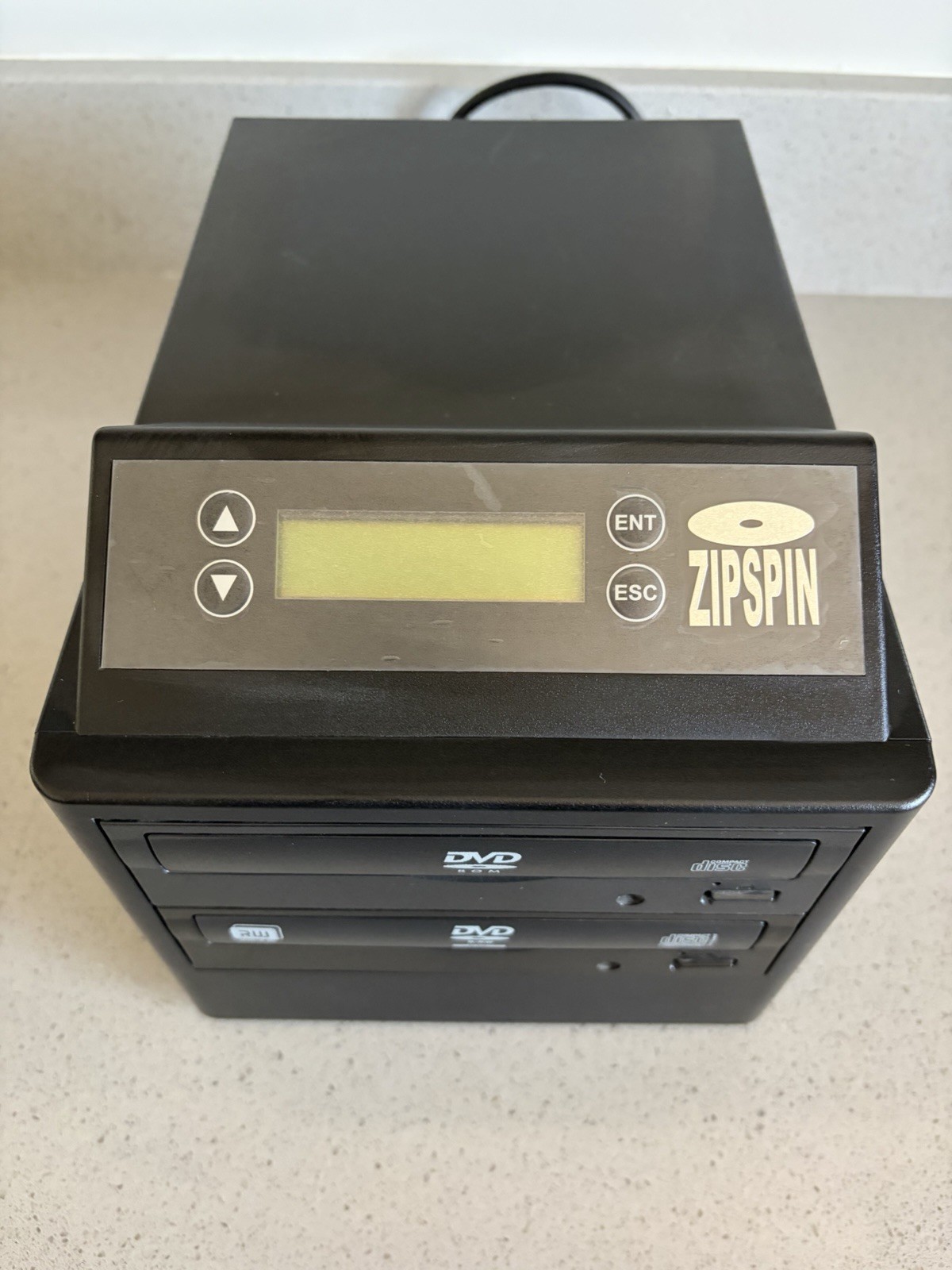 ZipSpin D121-L CD DVD R/RW Disc Duplicator Copier Recorder Burner System