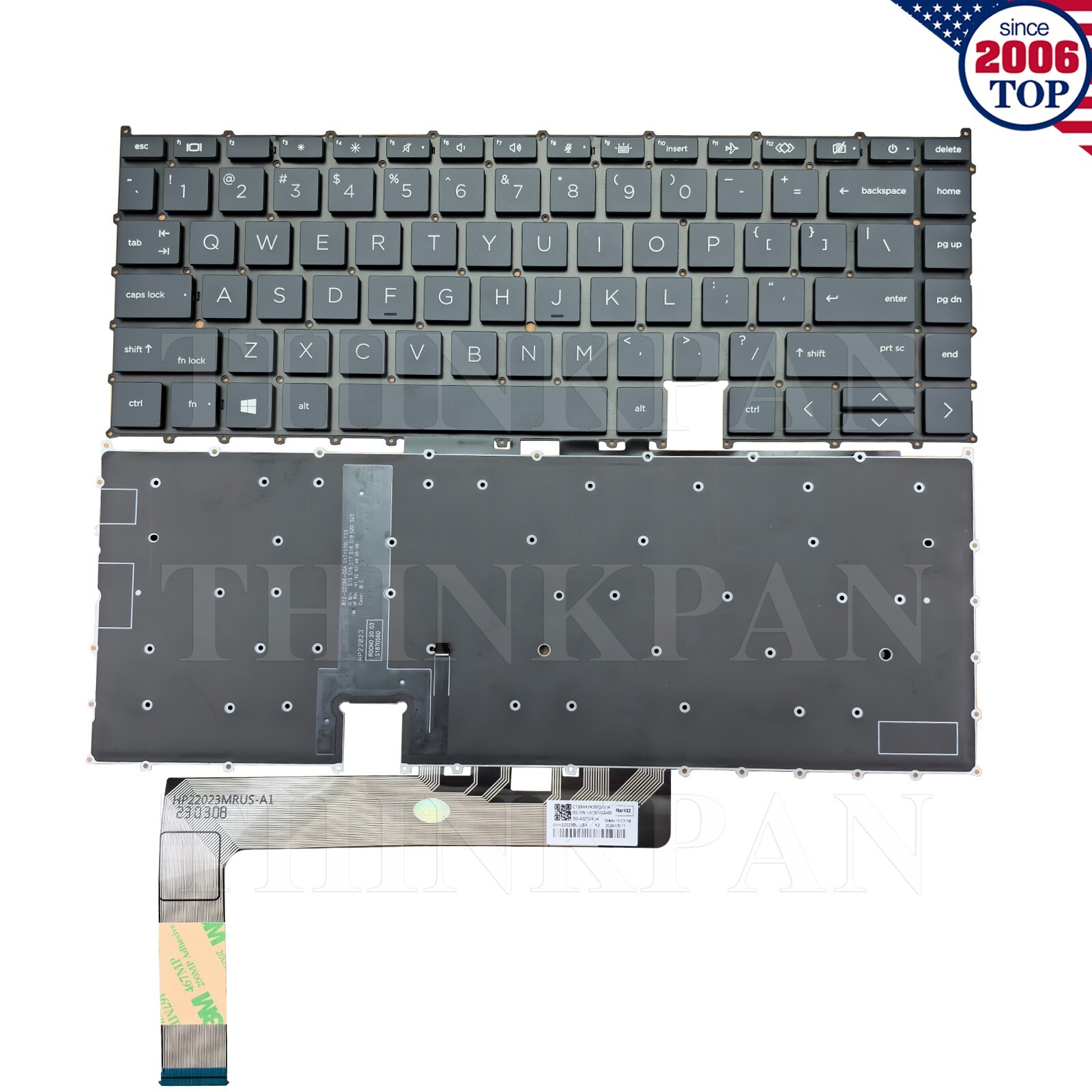 New US Laptop Backlit Keyboard for HP EliteBook X360 1040 G7 X360 1040 G8
