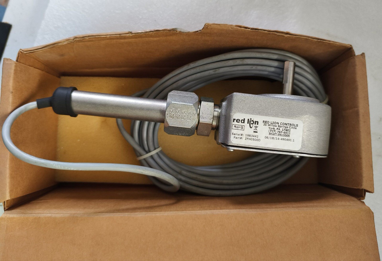 1PC NEW RED LION ZFH0500D Encoder Fast transportation
