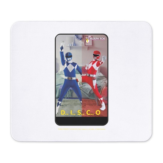 CafePress Power Rangers Disco Mousepad  (968456298)