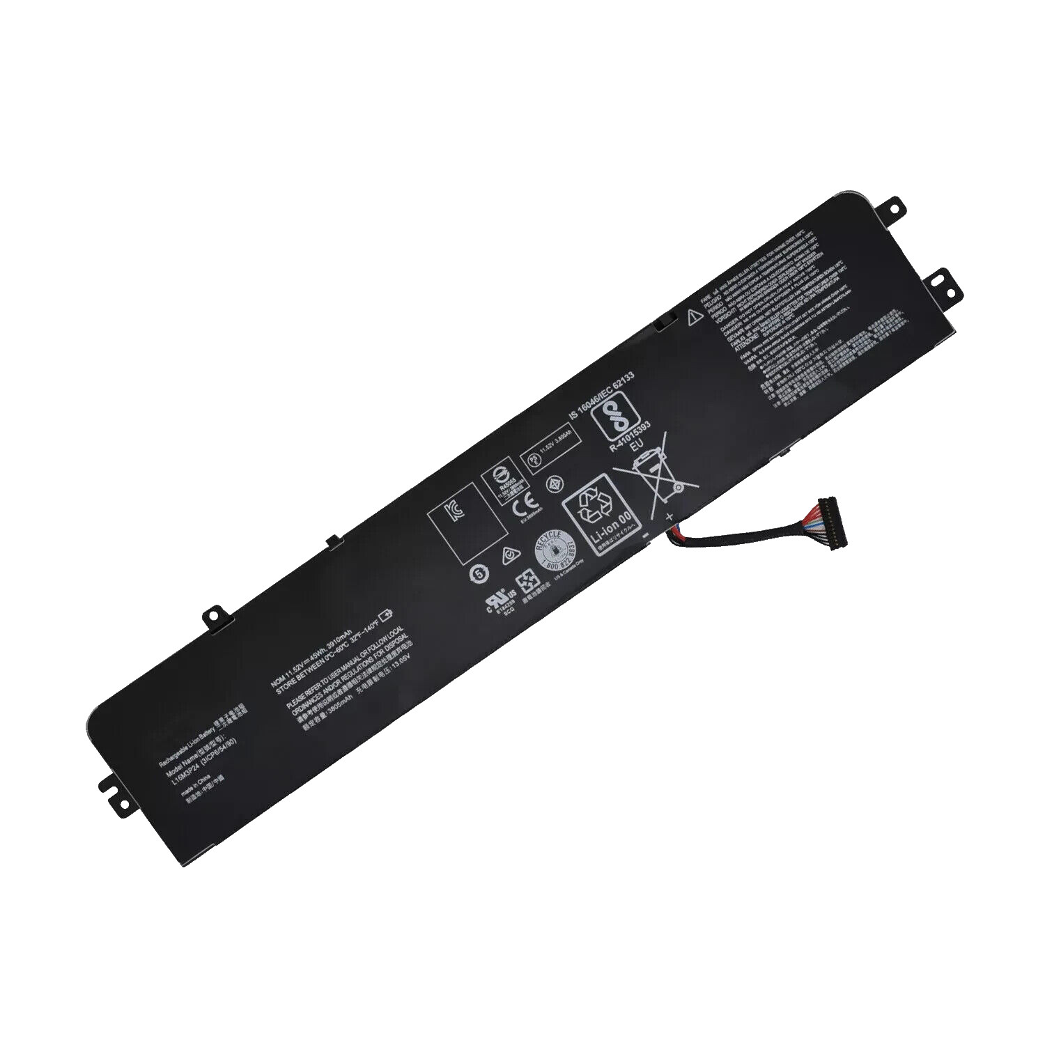 Genuine L14M3P24 L16M3P24 Battery for Lenovo Legion Y520-15IKBA Y520-15IKBM 45Wh