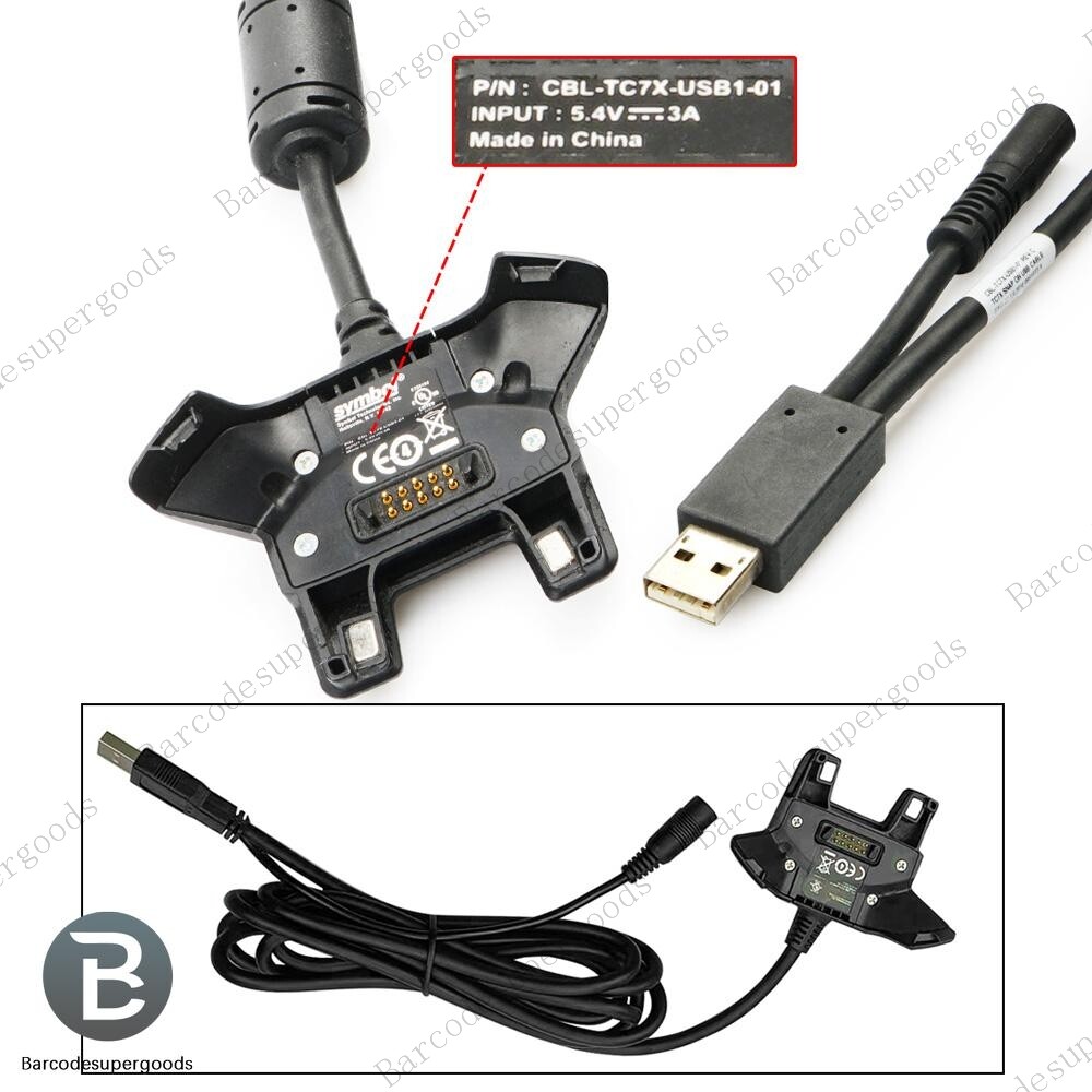 USB Client Comm&Power Cable Charging for Zebra TC70 TC75 replace CBLTC7X-USB1-01