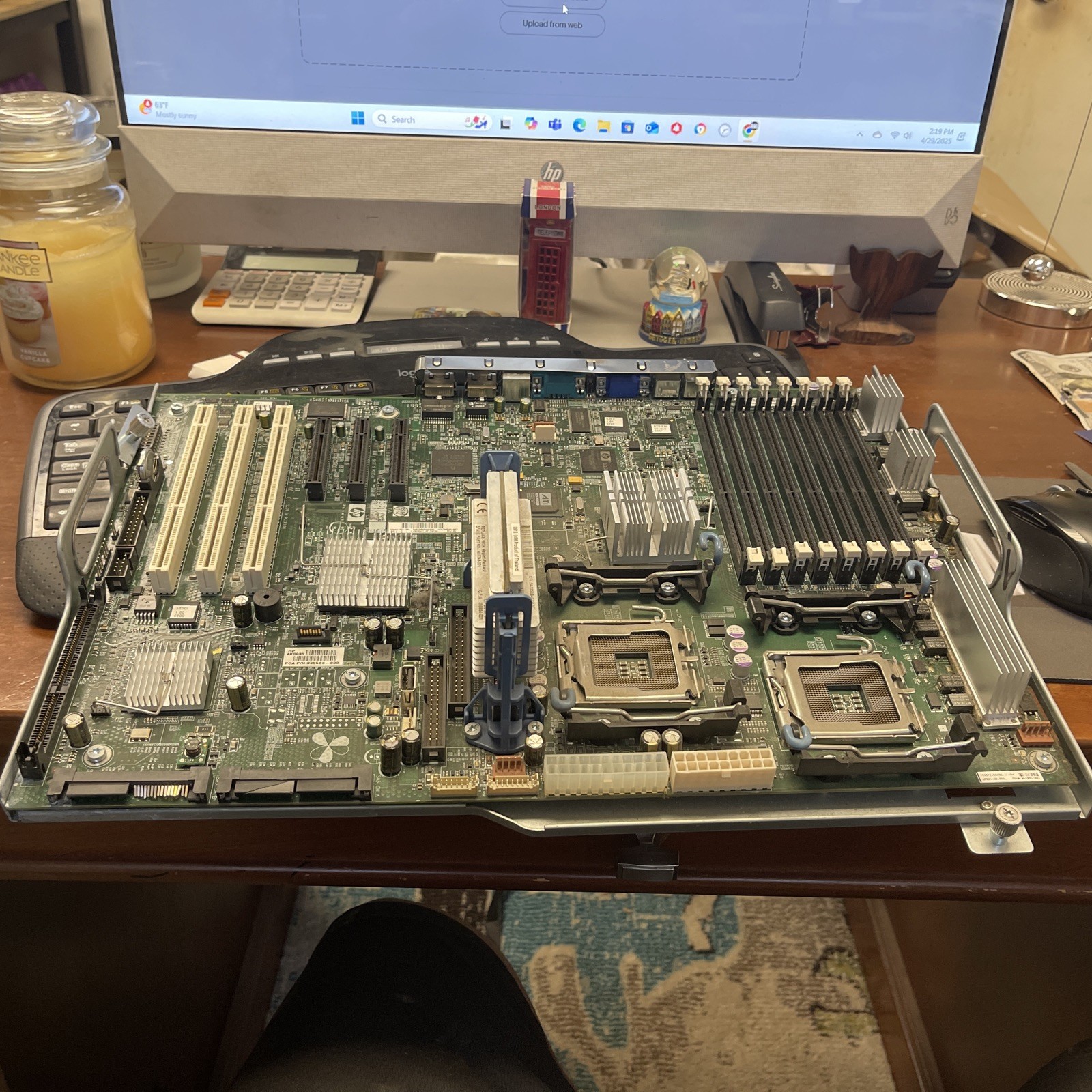 NEW HP 395566-003 Dual Socket System Motherboard for ProLiant ML350 G5 Server