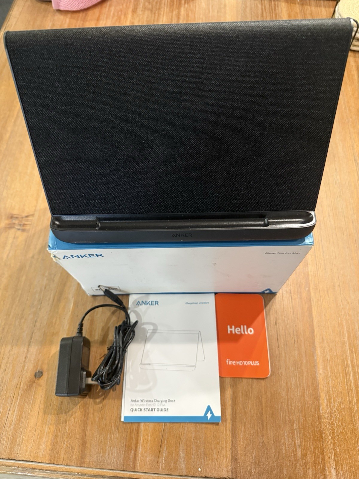 Anker Wireless Charging Dock for Amazon Fire HD 10 Plus NEW Open Box