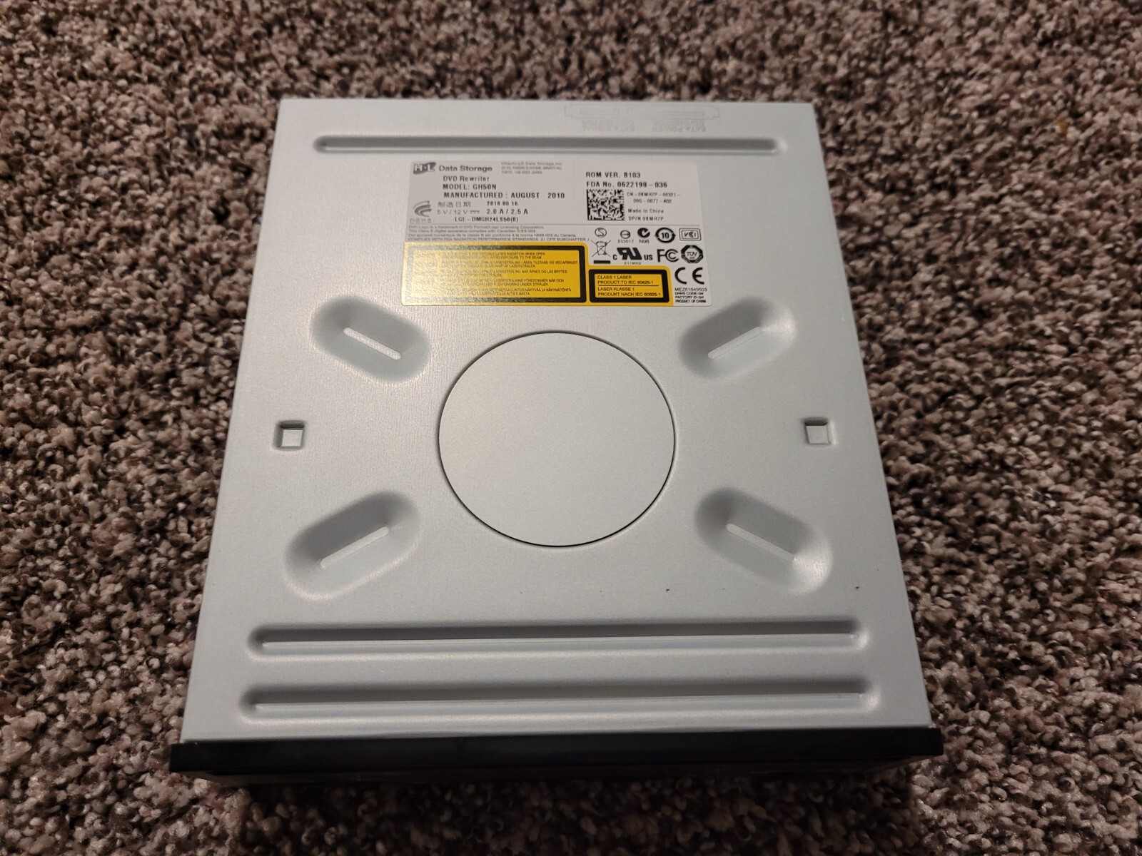 Vintage Dell Studio XPS 7100 CD/DVD Rewriter Model GH50N - From Working Computer