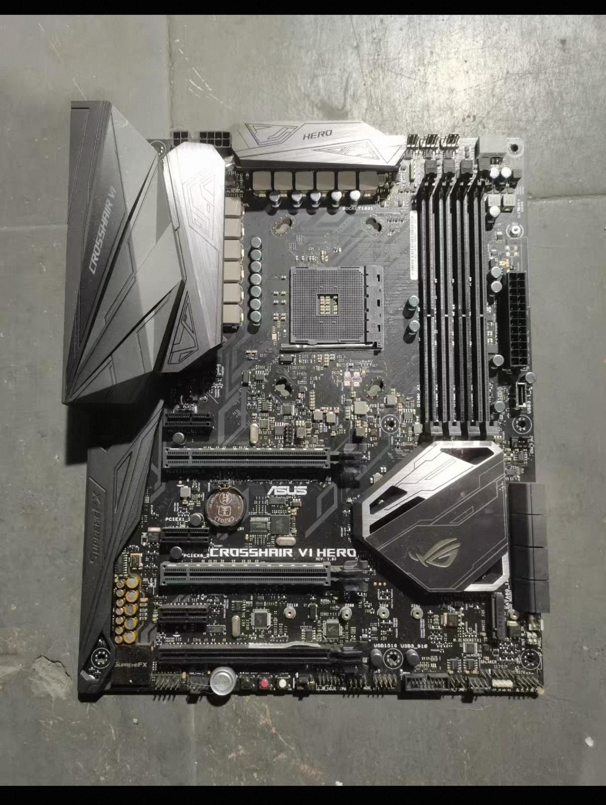ASUS ROG CROSSHAIR VI HERO motherboard X370 AM4 4*DDR4 64G ATX Tested ok