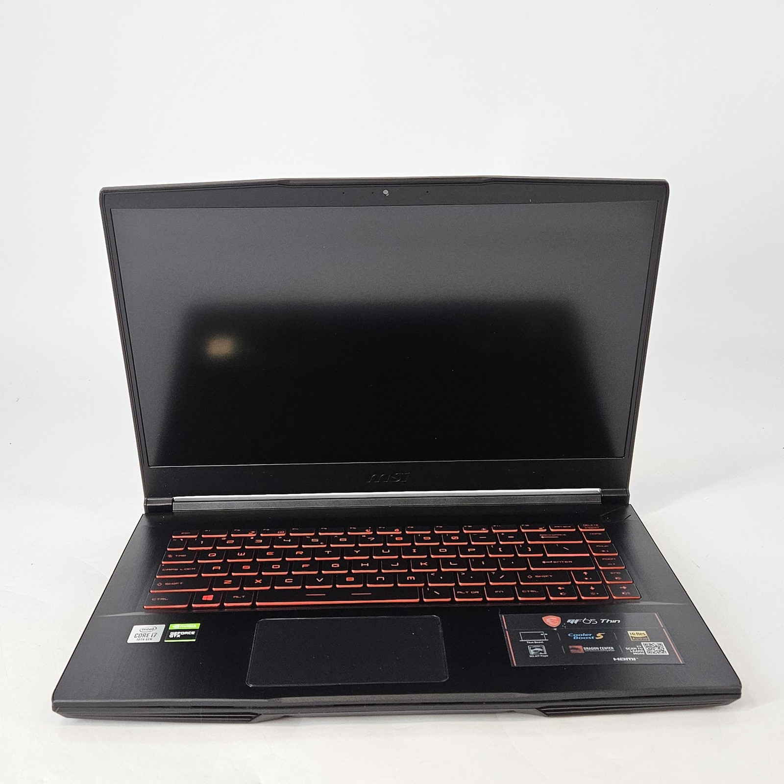 MSI Thin GF65 15.6 FHD i7-10750H 2.60GHz 16GB 512GB SSD NVIDIA GTX 1660 Ti Good