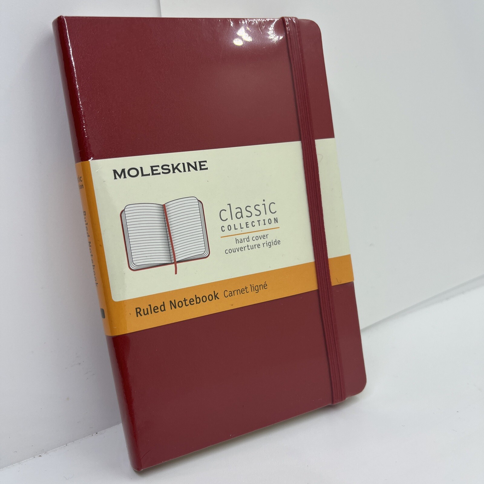 MOLESKINE CLASSIC 9X14 192 PAGE LINES HARDCOVER RULED NOTEBOOK DIARY