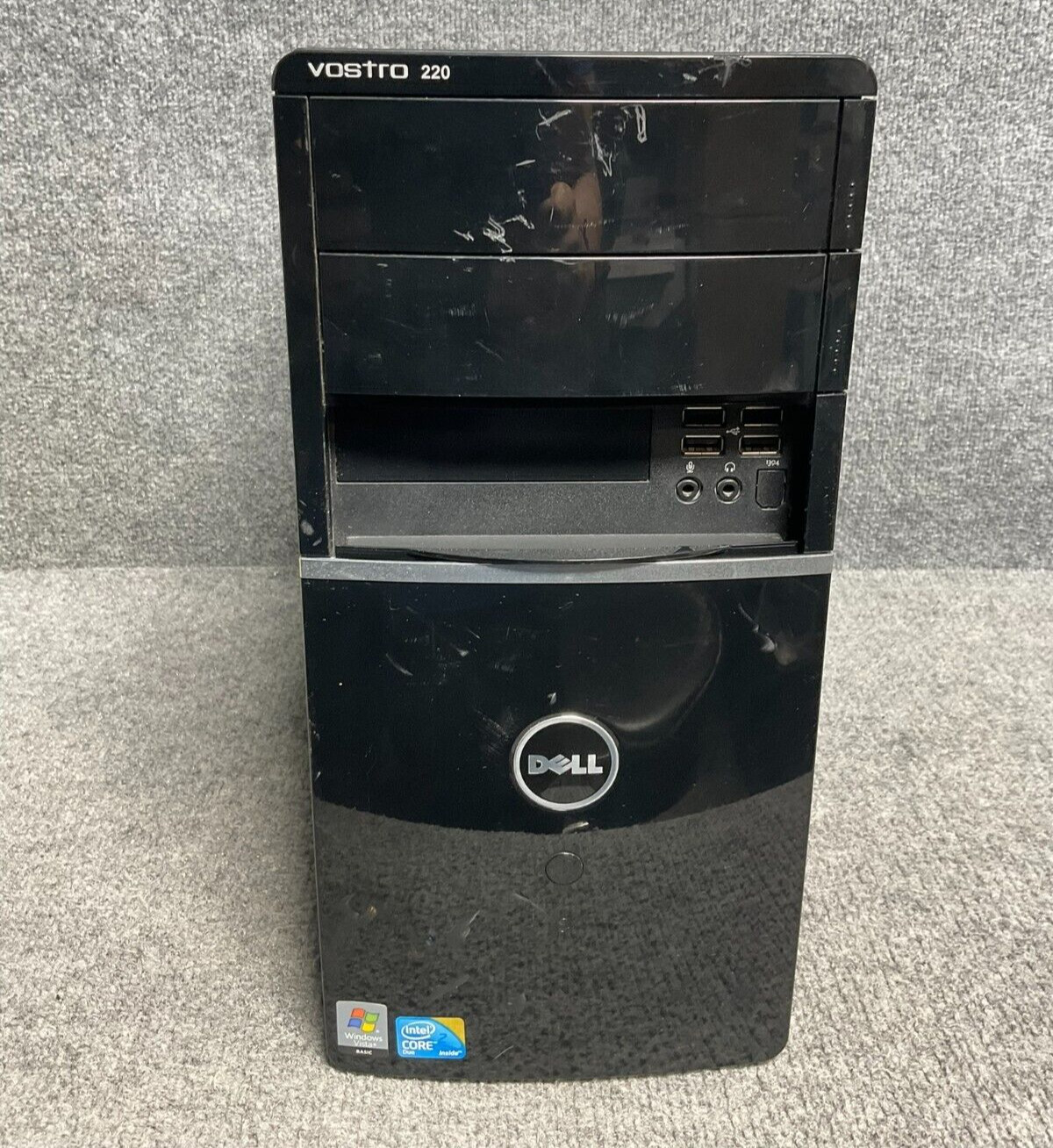 Dell Vostro 220 Tower PC Core 2 Duo 250GB 3GB RAM Used