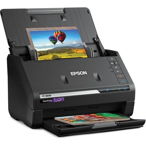 Epson FastFoto FF-680W Wireless High-Speed Photo Document Scanner Printer System