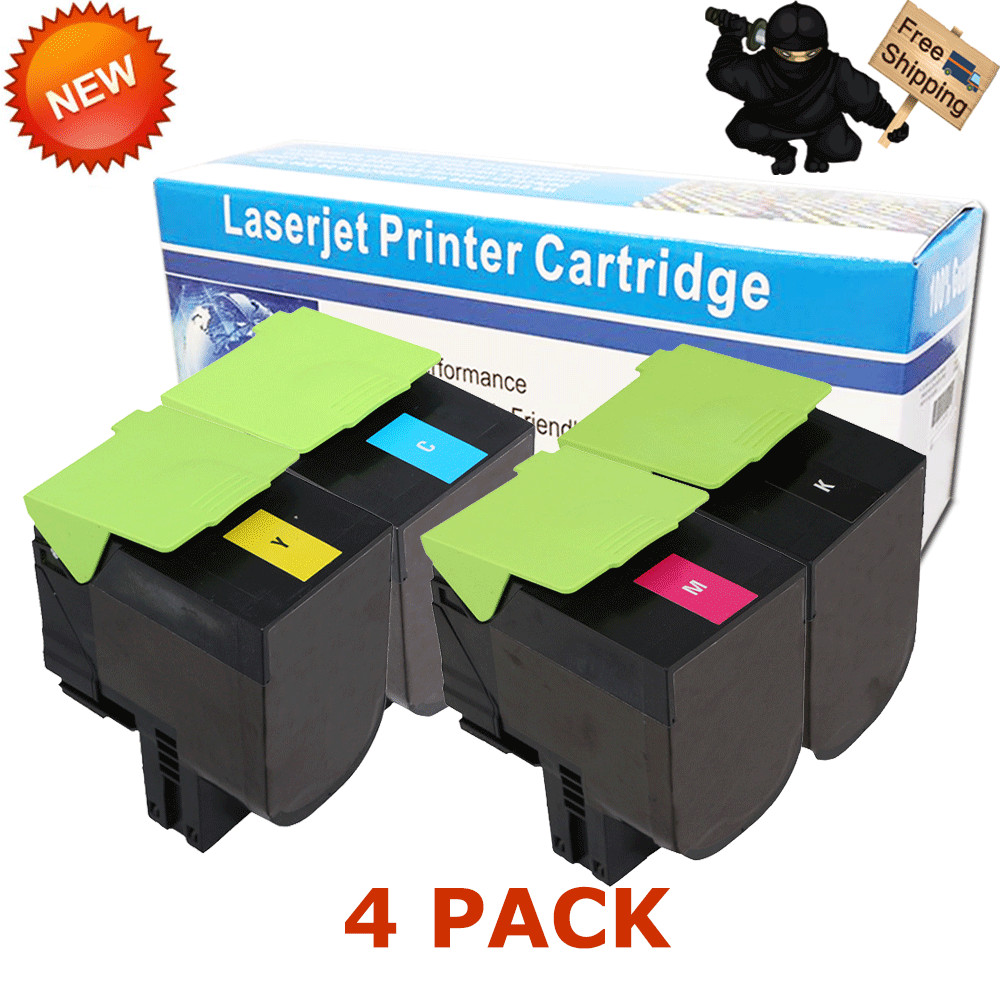 4PK 80C1XK0 80C1XC0 80C1XM0 80C1XY0 Toner For Lexmark CX510de CX510dhe CX510dthe