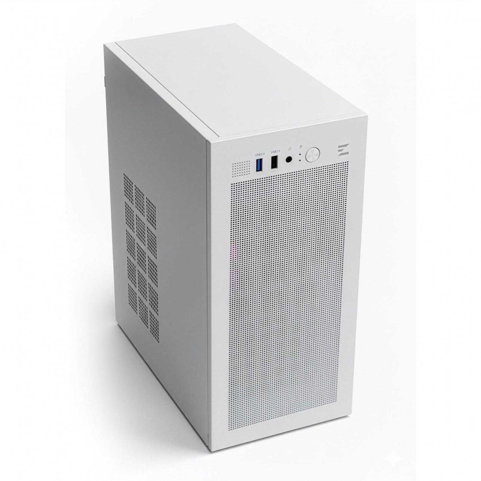 CUBIX Compact Mini Tower mATX Micro-ATX PC Case, White | Heavy-Duty 0.8T