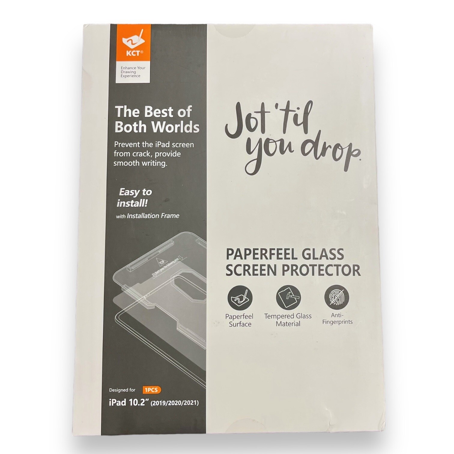 KCT Paperfeel Glass Screen Protector for iPad 10.2” 2019/2020/2021