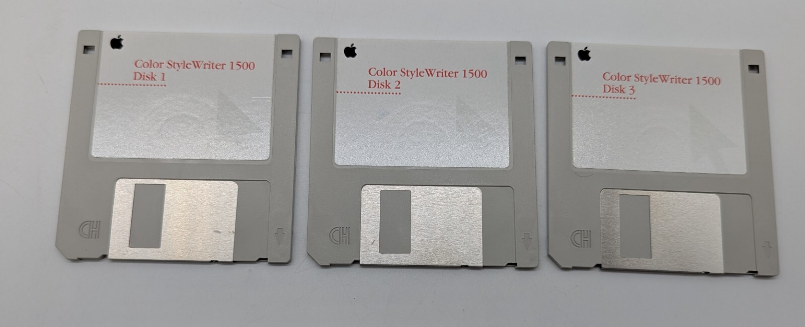 Vtg 1996 Apple Color StyleWriter 1500 3 Disks