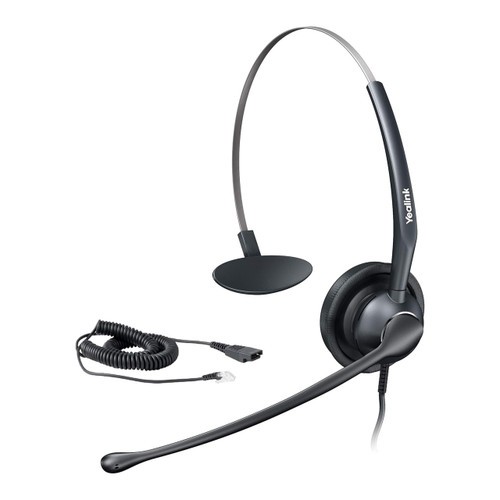 Yealink YHS34 Mono One Ear Headset with RJ Connection Cable 1308022