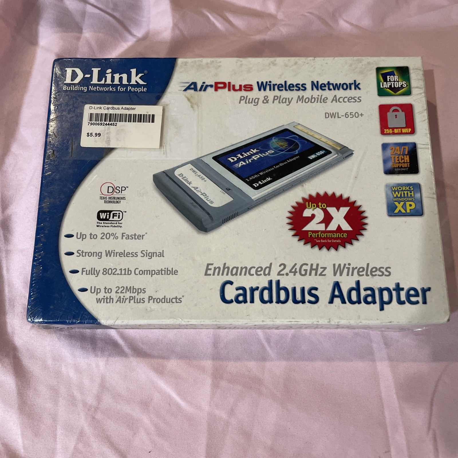 D-Link Wireless CardBus Adapter 802.11b 11Mbps (DWL-650)