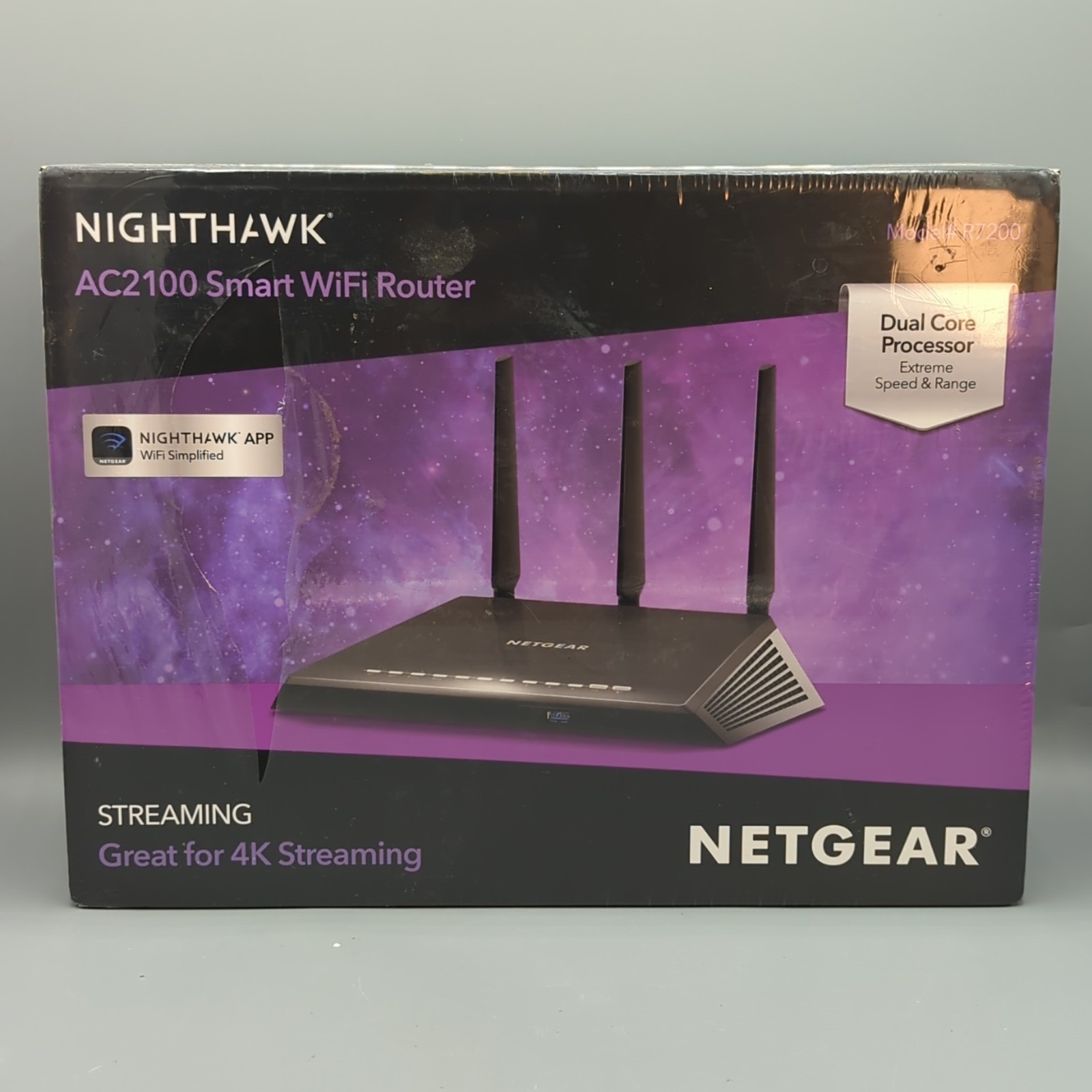 NETGEAR Nighthawk AC2100 Smart Wi-Fi Router R7200-100NAS New Sealed