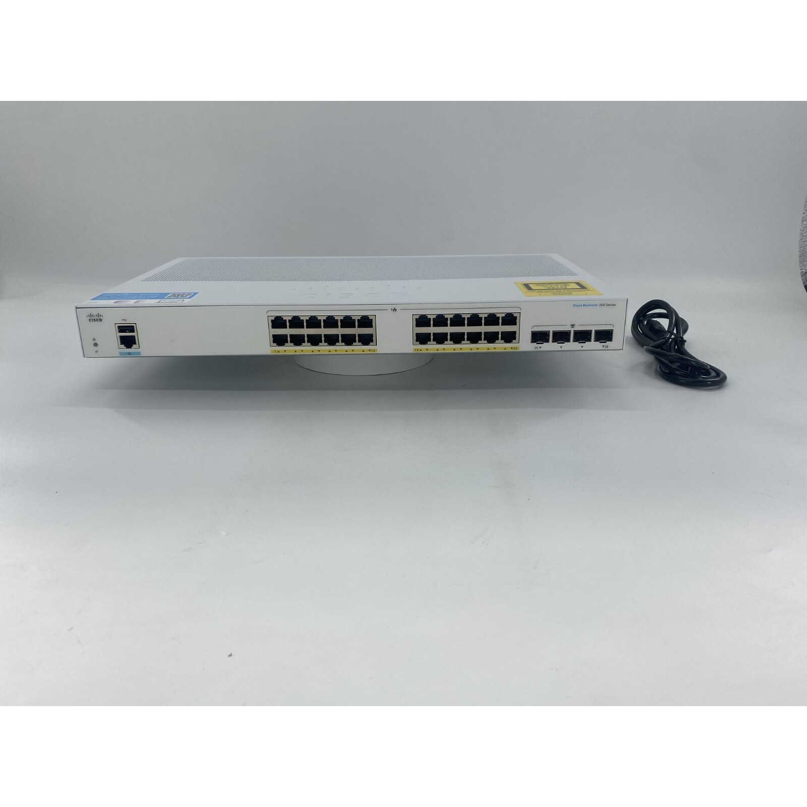 Cisco CBS 350-24P-4G Managed Switc PoE Used Read Description.