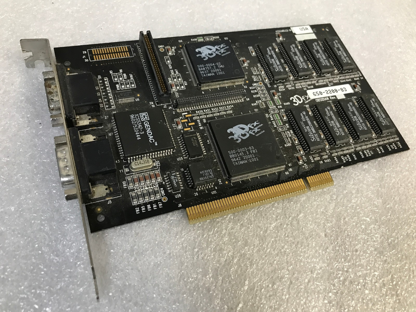 3DfxInteractive Accelerator 650-2200-03 Obsidian,Vintage RARE Quantum3D