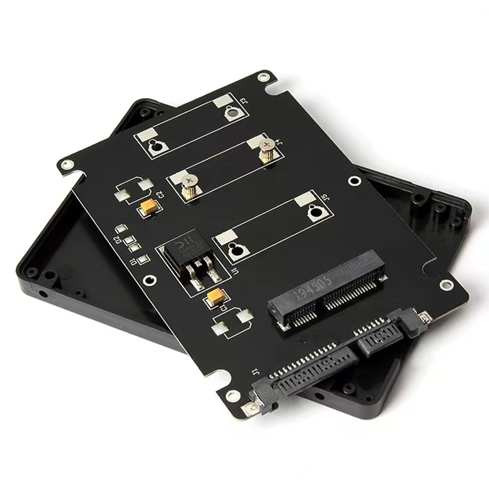 2.5 Inch SATA to mSATA SSD Enclosure Converter Internal / External Adapter A