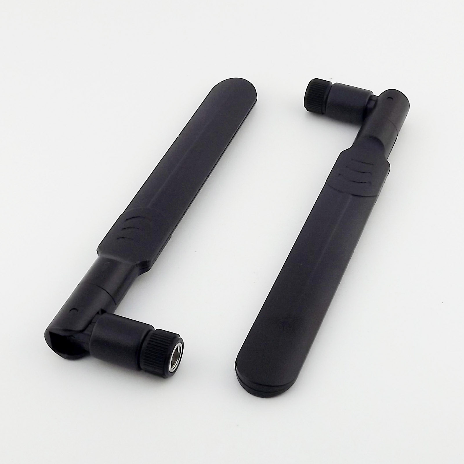 10x 5DBi 2.4GHz 5.8GHz Dual-Band Dipole Antenna RP-SMA Male Jack Connector Black