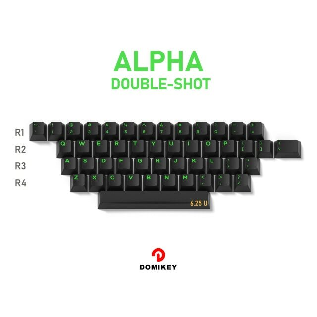 Domikey Semiconductor ABS Keycaps Japanese Legends Cherry Profile Key Caps