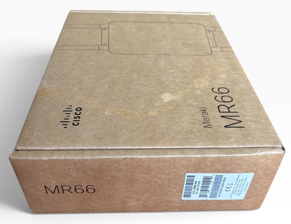 CISCO MERAKI MR66-HW, P/N A90-19100-A, DUAL RADIO OUTDOOR, NEW ROUTER