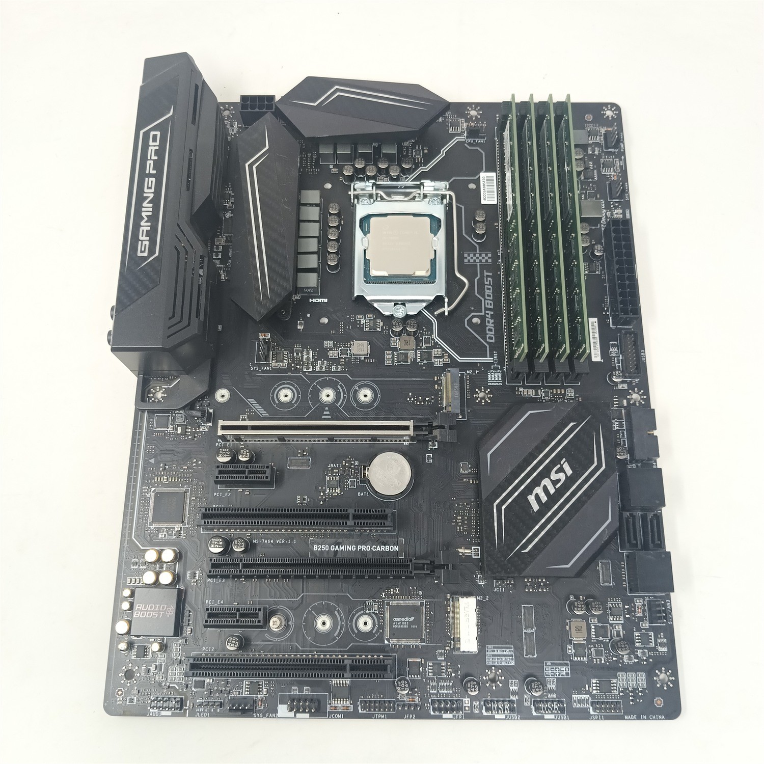 MSI B250 Gaming Pro Carbon Motherboard Bundle i5-7600K 3.8GHz 32GB DDR4 RAM
