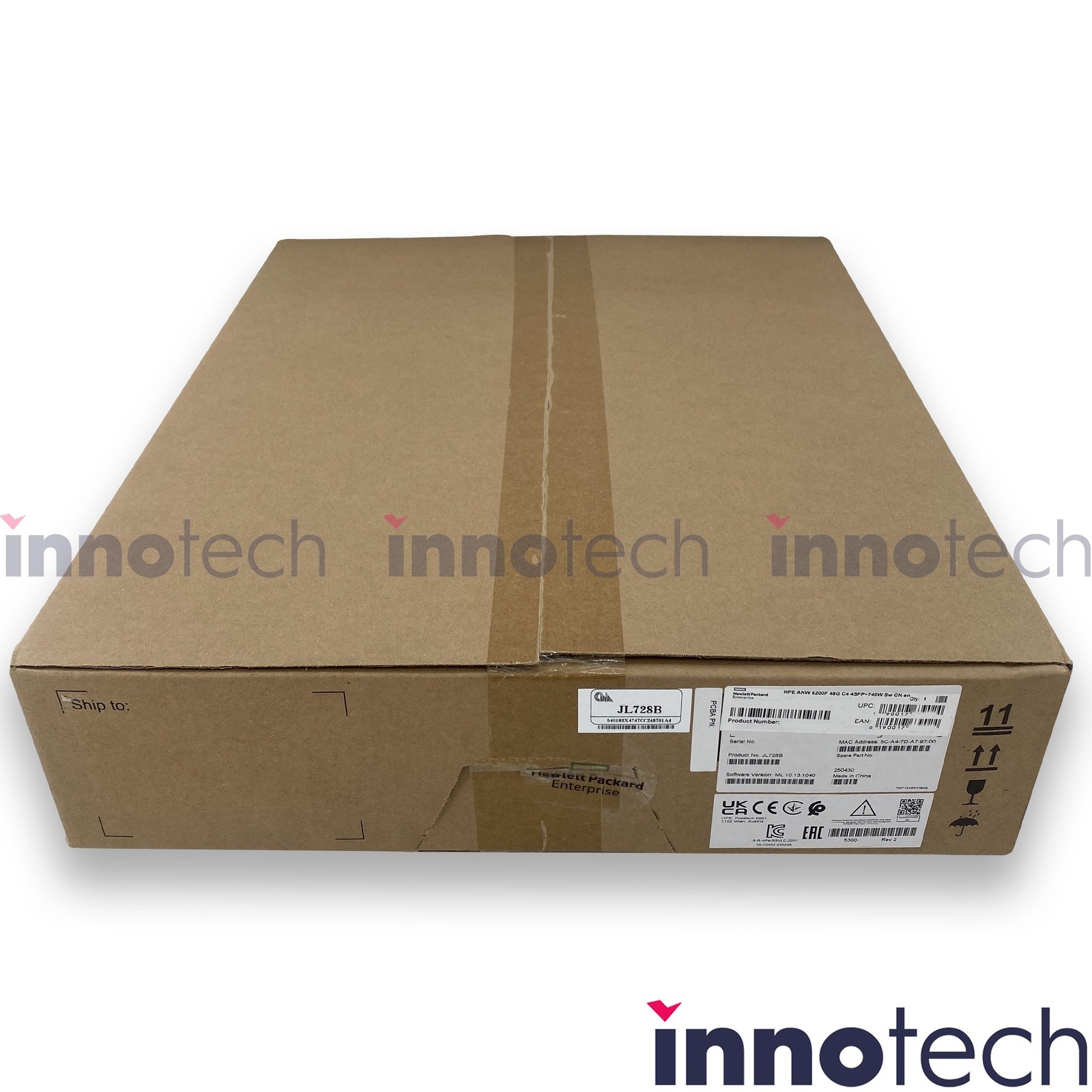 HPE JL728B Aruba Networking CX 6200F 48G Class-4 PoE 4SFP+ 48 Ports New Sealed