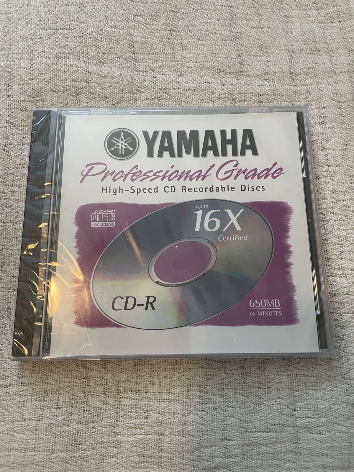VTG Yamaha Professional Grade CD-R Recordable Disc 650mb Audio Music NOS New