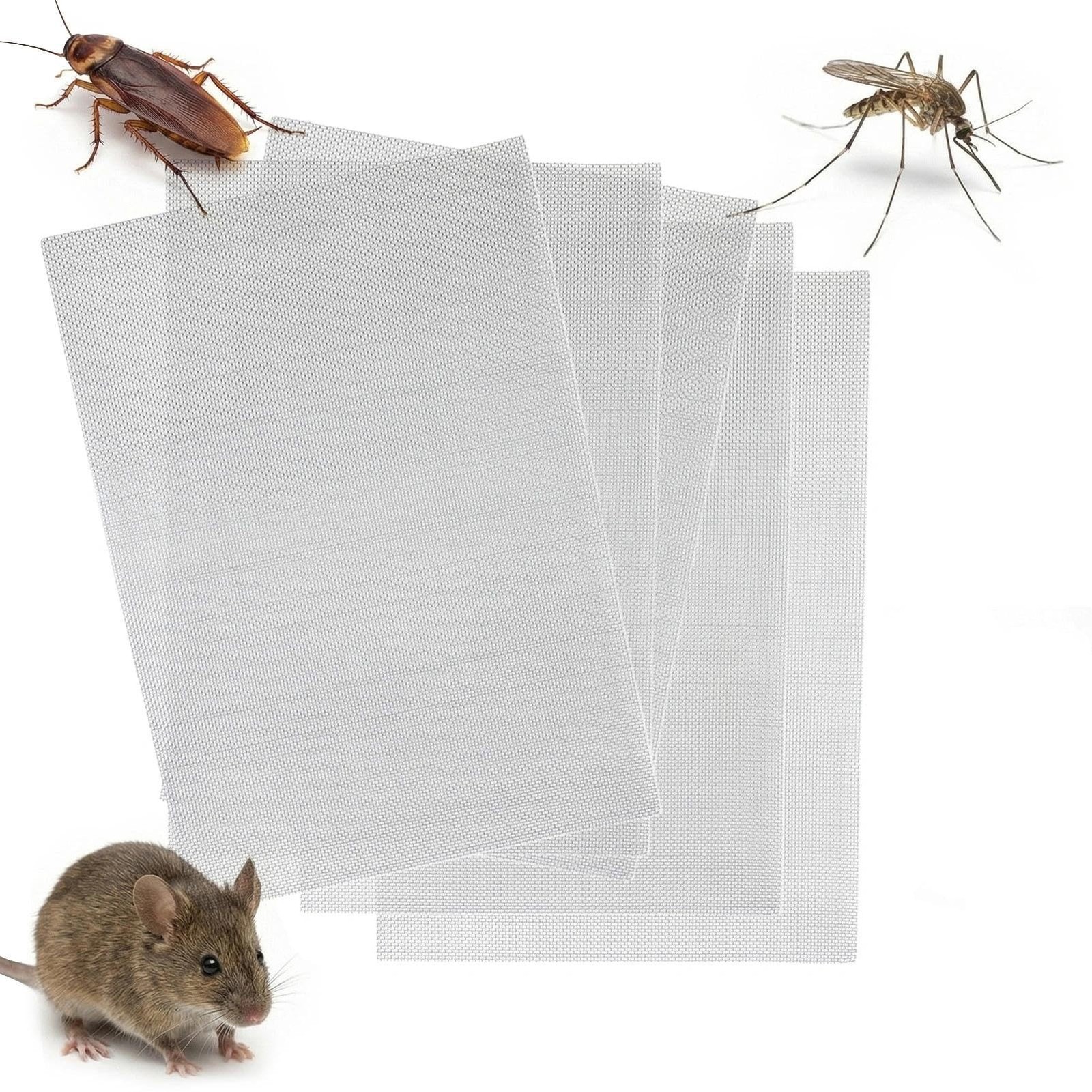 5 Pcs Stainless Steel Mesh Sheets, 304 Stainless Steel Wire Mesh Screen, Dura...