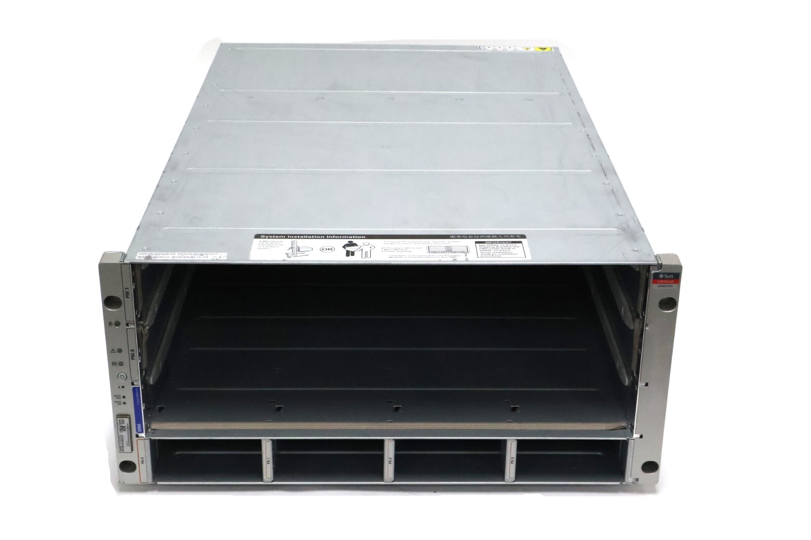Sun Oracle SPARC T4-4 Server Chassis w/ 5x Fan Modules & HDD Caddies