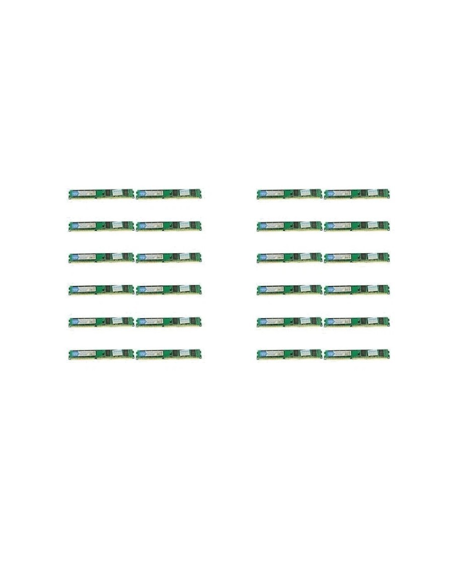 48GB | Bulk Lot (24x 2GB) DDR3 1333MHz PC3-10600U RAM GREEN PCB | NEW | WARRANTY