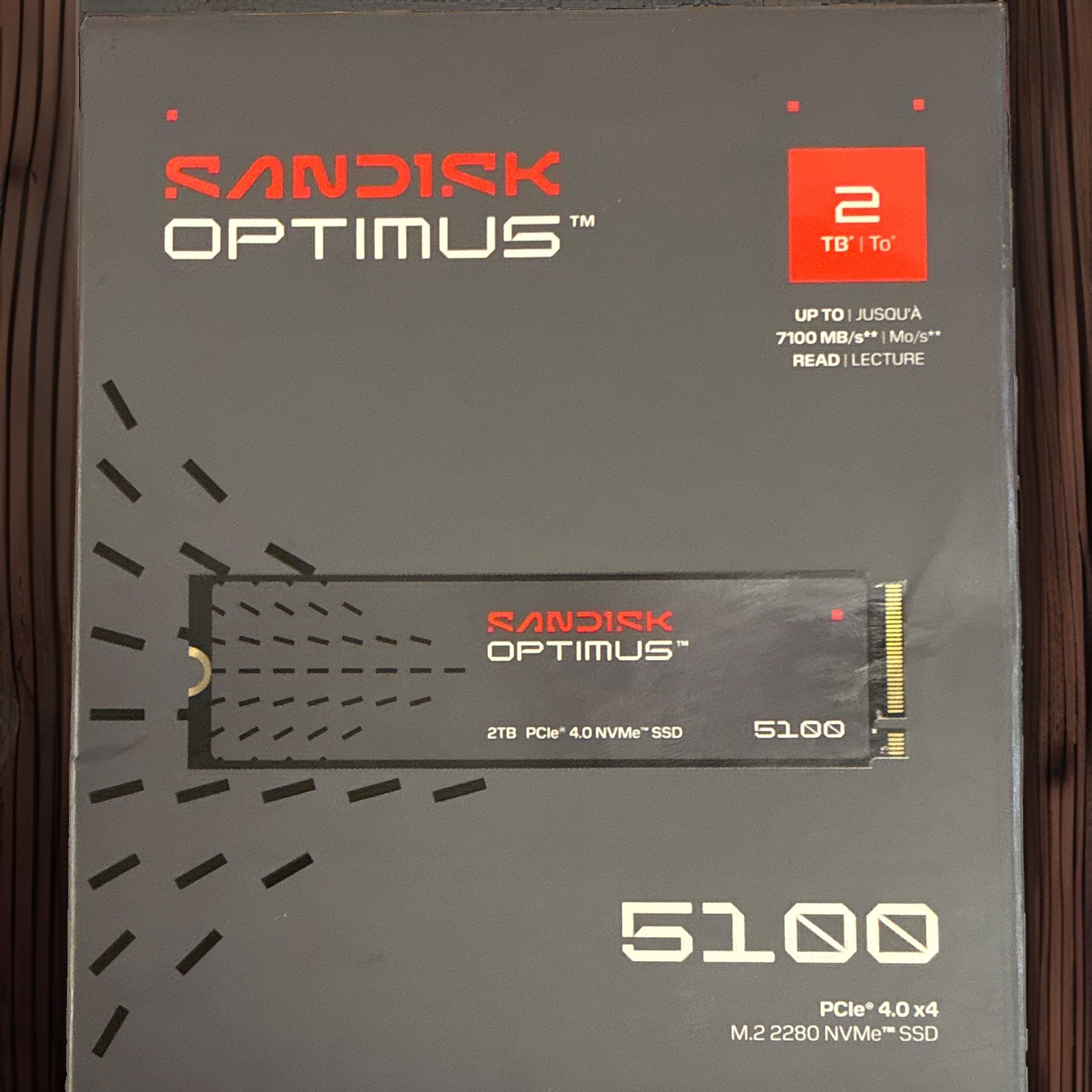 SanDisk Optimus 5100 2TB M.2 2280 PCIe 4.0 x4 NVMe Internal SSD PC