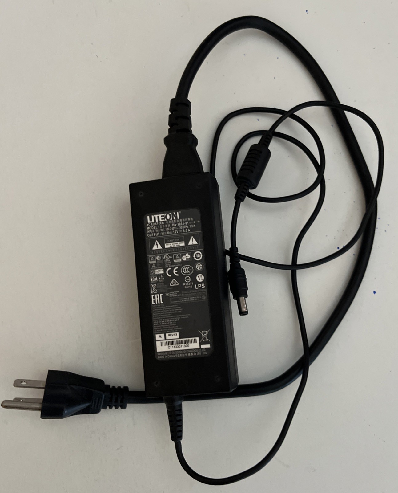 Lite-On PA1061-81 Switching Power Supply Adapter 12V --5.0A 60W