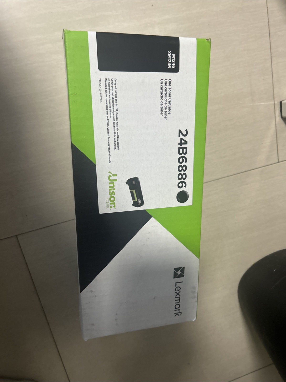 Lexmark 24B6886 Black Toner Cartridge