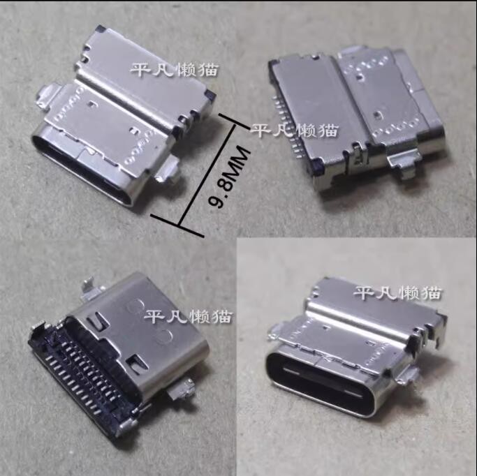 Notebook Power Interface Charging Head Type-C USB3.1 24 Pin 2 Row 12 Pin L=9.8MM