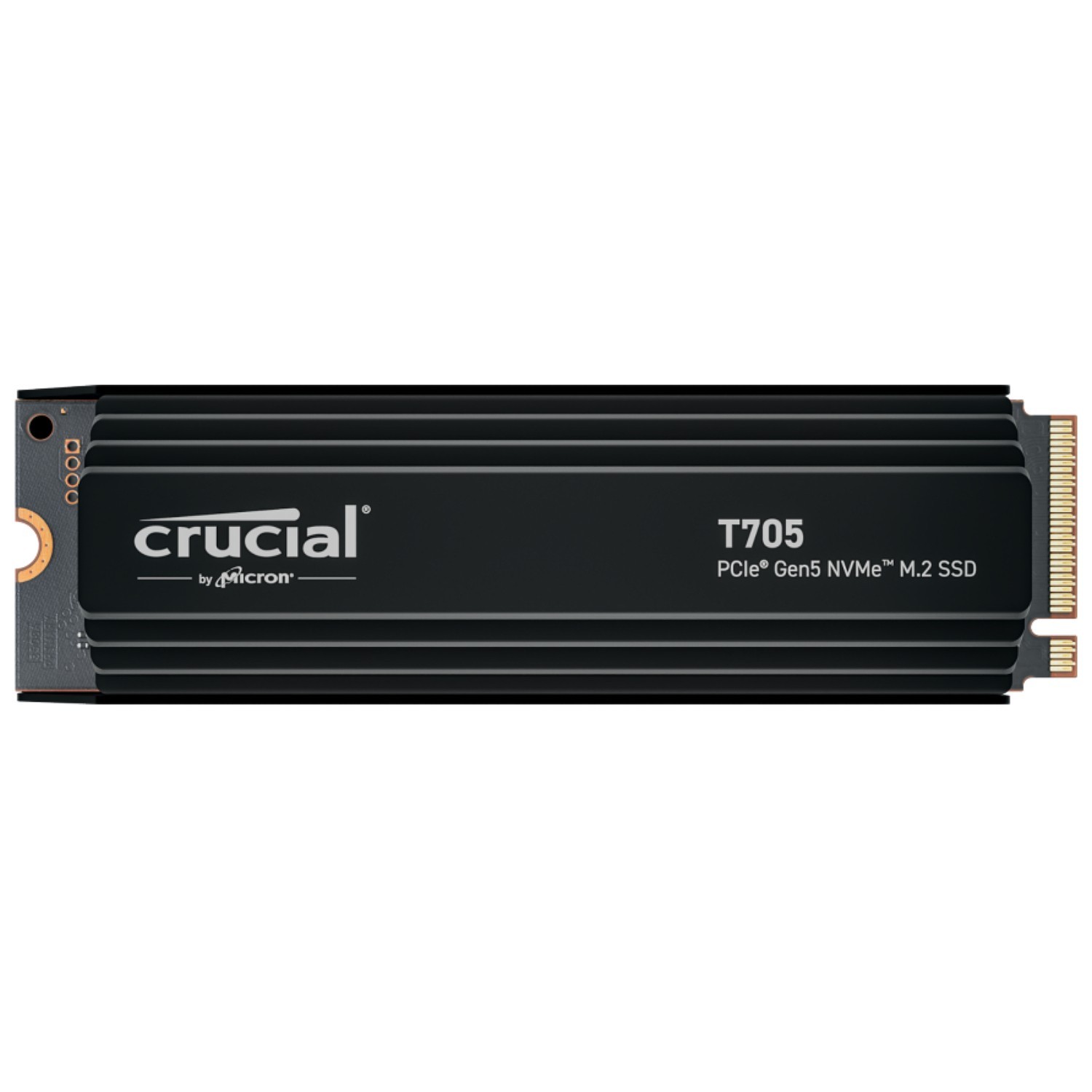 Crucial T705 4.0TB PCIe Gen5 NVMe M.2 SSD with Heatsink  CT4000T705SSD5
