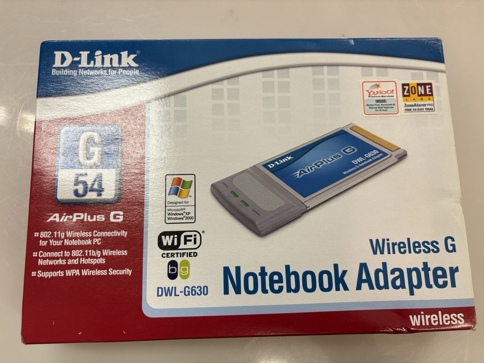 D-Link Wireless G Notebook Adapter  BRAND NEW ITEM