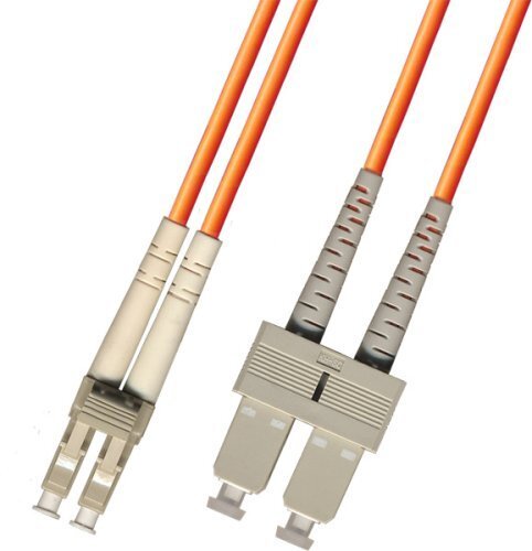 25M Multimode Duplex Fiber Optic Cable 62.5/125 LC SC Orange Patch Cable Network