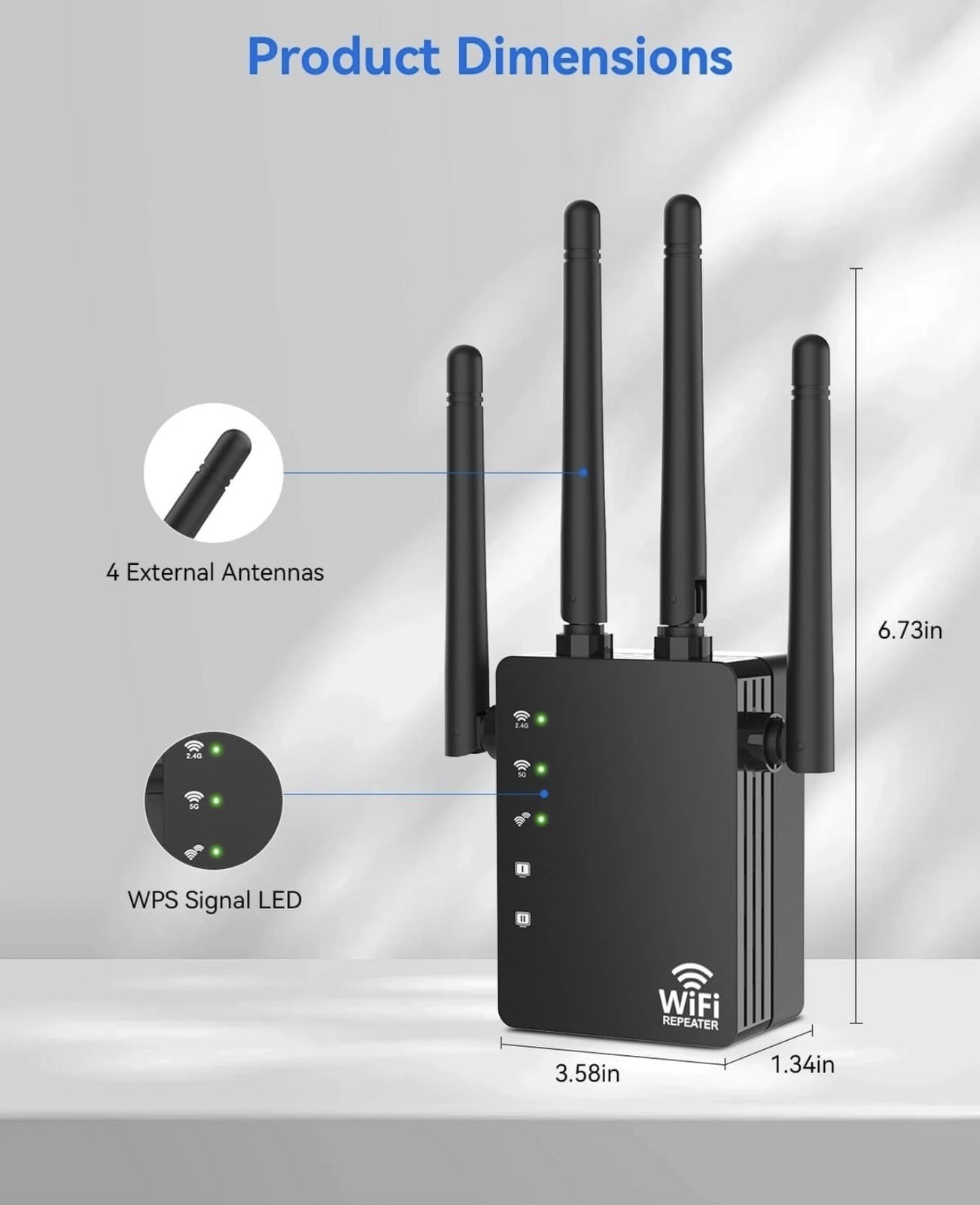WiFi DAWGEEEEYGHHNNNEM WiFi Extender & Repeater - Easy Setup (F1)